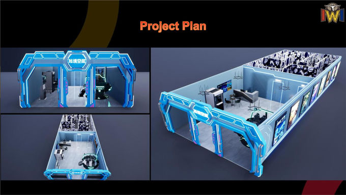 Technical setup of VR 스페이스 game equipment