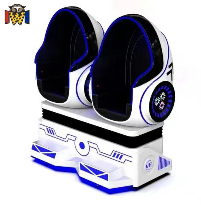 아케이드s 9D VR Egg Chair showing immersive virtual reality experience